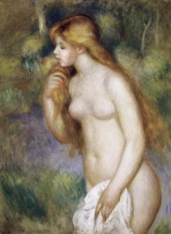 Pierre Renoir Bather Standing oil painting picture